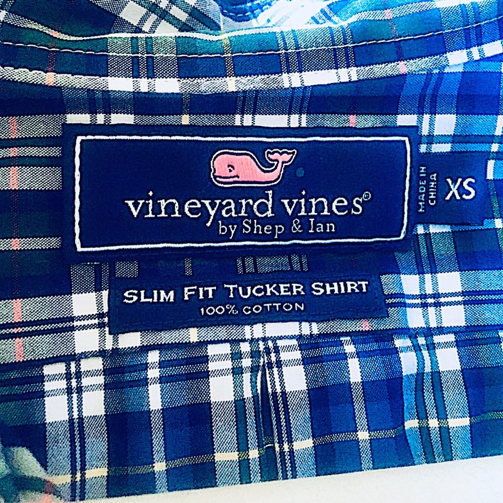 Vineyard Vines | Plaid Slim Fit Tucker Shirt XS - Picture 5 of 7